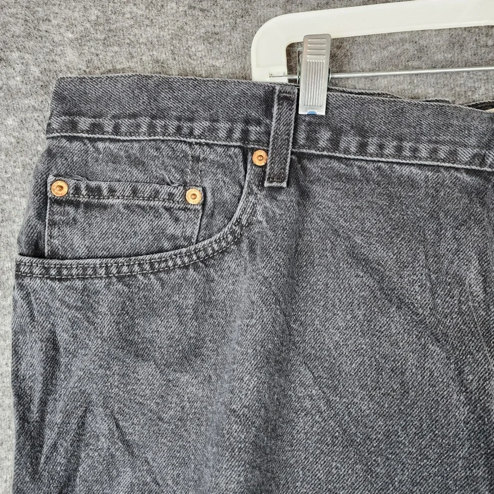 Levis Jeans Mens 46x34 560 Comfort Fit Black Denim Y2K Vintage EUC